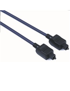 Hama Entry Câble de Fibre Optica Pour Audio - Longueur 1.5m - Toslink Mâle - Couleur Noir