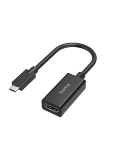 Hama Essential Adaptateur de Video - 4K - USB-C Mâle - HDMI Femelle - Couleur Noir