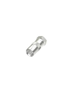 Hama Essential Adaptateur de Conector F à Coaxial - Couleur Argent