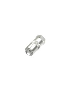 Hama Essential Adaptateur de Conector F à Coaxial - Couleur Argent