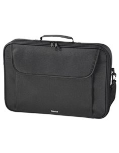 Hama Montego Maletin Pour Portatiles Jusqu'à 15.6" - Polyester - Bandolera Réglable - Poche avant - 43x6x34cm - Couleur Noir