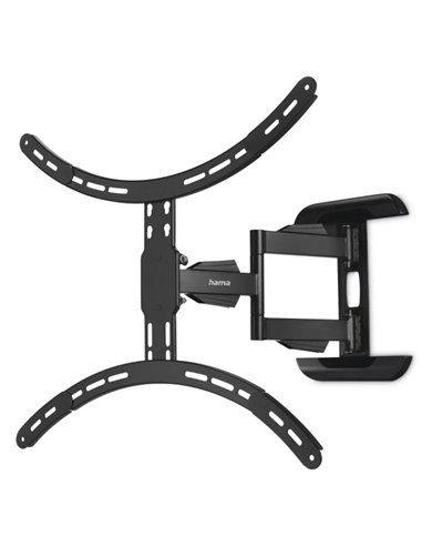 Hama Support de Pared Pour TV Jusqu'à 75" - Peso Max 45kg - Inclinable - Giratorio - VESA 600x500mm - Acier - Gestor de Cables -