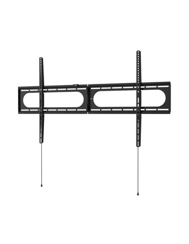 Hama Support Fijo de Pared Pour TV Jusqu'à 120" - Peso Max 100kg - VESA 1100x600mm - Acier - Nivel de Burbuja - Couleur Noir