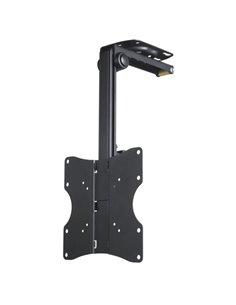 Hama Support de Techo Pour TV Jusqu'à 46" - Peso Max 20kg - Giratorio - VESA 200x200mm - Altura Réglable - Acier - Couleur Noir