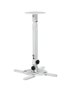 Hama Support de Techo Pour Proyector - Supporte jusqu'à 15kg - Altura Réglable entre 13 et 63.5cm - Giratorio 360º - Acier - Cou