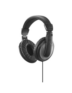 Hama Shelltv II Écouteurs Supraaurales Avec Diadema - Câble 6m - Jack 3.5mm - Couleur Noir