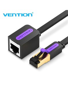 Vention Câble Extensor de Réseau Cat.7 - Longueur 0.5m - Vitesse Jusqu'à 10Gbps - 30 AWG - Conectores Chapados en Oro - Couleur 