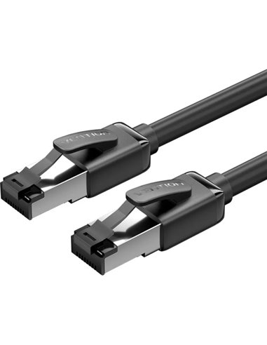 Vention Câble de Réseau Cat.8 SFTP - Longueur 20m - Vitesse Jusqu'à 40Gbps - 28AWG - Blindaje Multicapa - Couleur Noir