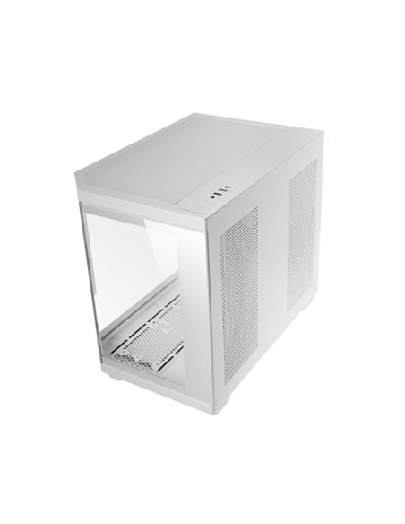 Mars Gaming MC‑3TCORELCDM Minitorre Ultracompacta - Support MicroATX/Mini-ITX - Triple Cristal Templado - Écran IPS de 7.2” Pers