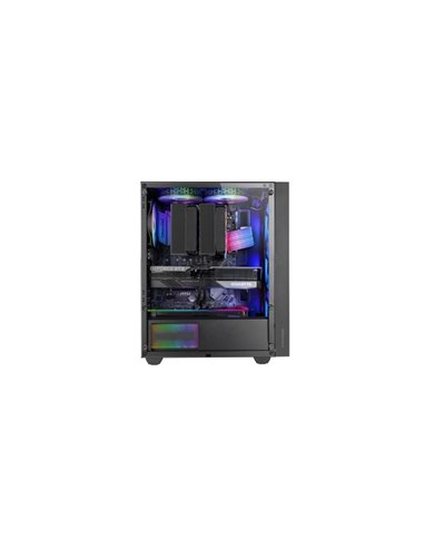 Mars Gaming MC-AIR Boîte Torre ATX - 4 Ventiladores de 120mm FRGB - Rejilla Avant Metalica - Double caméra - 7 Ranuras de Expans