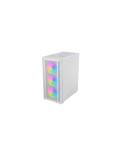 Mars Gaming MC-AIR Boîte Torre ATX - 4 Ventiladores de 120mm FRGB - Rejilla Avant Metalica - Double caméra - 7 Ranuras de Expans
