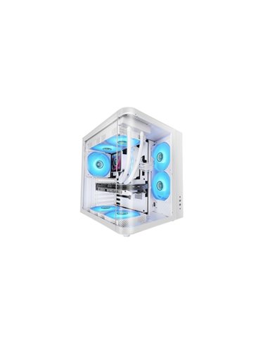 Mars Gaming MC-CURV Boîte Torre ATX - Cristal Templado Curvo Continu - Double caméra - Conectividad USB-C et USB 3.0 - 7 Ranuras