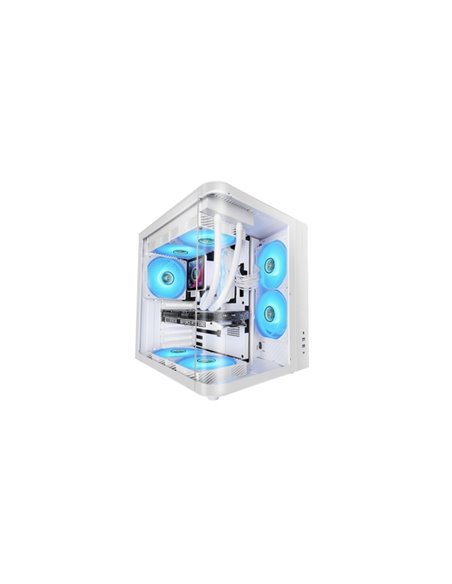 Mars Gaming MC-CURV Boîte Torre ATX - Cristal Templado Curvo Continu - Double caméra - Conectividad USB-C et USB 3.0 - 7 Ranuras