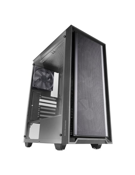 Mars Gaming MC-PMAX Boîte Torre ATX - 4 Ventiladores FDB 120mm - Rejilla Avant Metalica - Double caméra - 7 Ranuras de Expansion