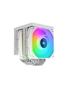 Mars Gaming MCPU-LCDPRO Disipador CPU - Potencia TDP Jusqu'à 380W - 8 Tubos - 2 Ventiladores PWM FDB de 120mm - 2300rpm - Écran 