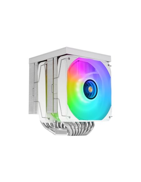Mars Gaming MCPU-LCDPRO Disipador CPU - Potencia TDP Jusqu'à 380W - 8 Tubos - 2 Ventiladores PWM FDB de 120mm - 2300rpm - Écran 