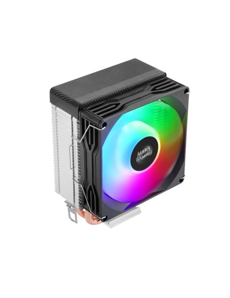 Mars Gaming MCPU-X2 Disipador CPU - Potencia TDP Jusqu'à 150W - 2 Tubos - Silencioso - Ventilateur PWM FDB de 120mm - Comprend A