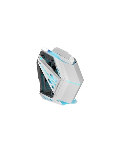 Mars Gaming MC-TITAN Boîte Torre ATX - Ventanas Laterales de Cristal Templado - Iluminacion ARGB - Hub de Iluminacion Avec Mando