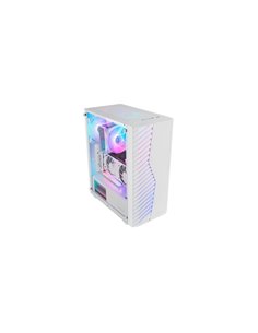 Mars Gaming MC-VOLT Boîte Torre ATX - Ventilateur ARGB de 120mm - Ventana Latéral de Cristal Templado - Rejilla Avant ARGB - 7 R