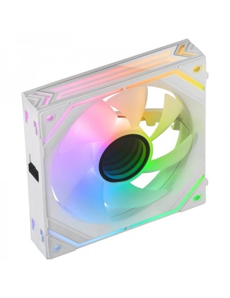 Mars Gaming MF-LINKFINITY Ventilateur Modular PWM - Iluminacion Infinity Mirror 360° - Conexion Modular LINKFINITY - Control ARG