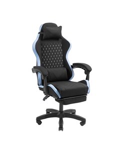 Mars Gaming MGC-X FABRIC Silla Gaming Ergonomica - Reposapies Extensible - Cojines Lumbar et Cervical - 660x540x1250mm - Tejido 