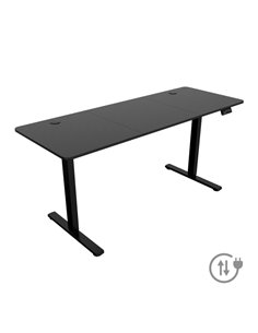 Mars Gaming MGD-ERGOPRO160 Mesa Gaming Motorizada - Altura Regulable Jusqu'à 118cm - Soportes Écouteurs et Bebidas - Gestion de 