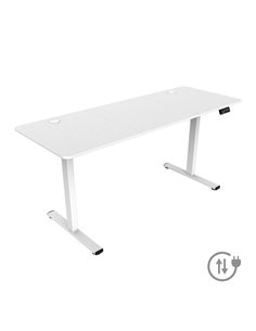 Mars Gaming MGD-ERGOPRO160 Mesa Gaming Motorizada - Altura Regulable Jusqu'à 118cm - Soportes Écouteurs et Bebidas - Gestion de 