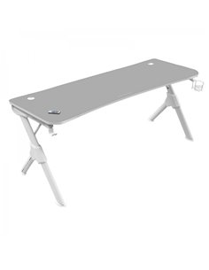 Mars Gaming MGDXL Mesa Gaming - Espacio Pour 3 Monitores - Estructura de Acier en Et - Supporte 100 kg - Acabado en Fibre de Car
