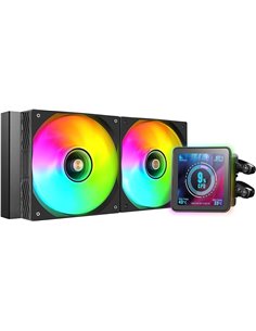 Mars Gaming ML-VISIONPRO240 Kit de Refrigeracion Liquida - Potencia 500W - Iluminacion ARGB - Bomba Opti-Chamber - Couleur Noir