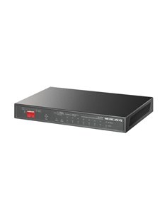 Mercusys MS110GMP Switch 10 Puertos Gigabit RJ45 10/100/1000Mbps - 8 Puertos Gigabit PoE+ et 2 Puertos Gigabit Uplink - Plug & P