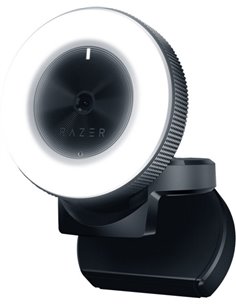Razer Kiyo Webcam - Full HD - Enfoque Automatico - Iluminacion - Couleur Noir