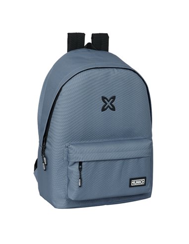Safta Munich Basicos Sac à dos Pour Portable 15.6" - Conector USB - 2 Compartiments - 31x44x18cm - Couleur Gris
