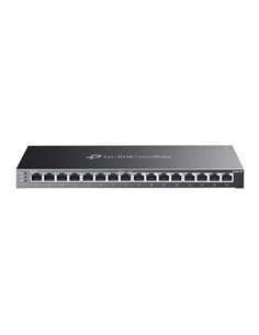 TP-Link Omada SG2016P Switch 16 Puertos - Negociacion Automatica - 8xRJ45 1Gbps - 8xRJ45 PoE+ 1Gbps - Conmutacion Jusqu'à 32Gbps