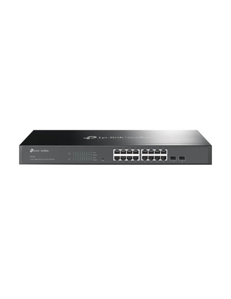 TP-Link Omada SG2218 Switch 18 Puertos - Capa 2 - 16xRJ45 1Gbps - 2xSFP - Silencioso - Supporte QOS - Conmutacion Jusqu'à 36Gbps
