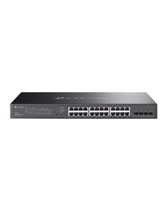 TP-Link Omada SG2428LP Switch 28 Puertos - Gestionado - 8xRJ45 1Gbps - 16xRJ45 PoE+ 1Gbps - 4xSFP - Supporte QOS - Conmutacion J
