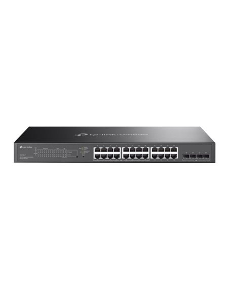 TP-Link Omada SG2428LP Switch 28 Puertos - Gestionado - 8xRJ45 1Gbps - 16xRJ45 PoE+ 1Gbps - 4xSFP - Supporte QOS - Conmutacion J