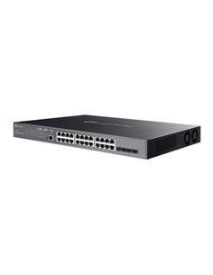 TP-Link Omada SG3428XMP Switch 28 Puertos - Gestionado - 24xRJ45 PoE+ 1Gbps - 4xSFP 10Gbps - Supporte QOS - Conmutacion Jusqu'à 
