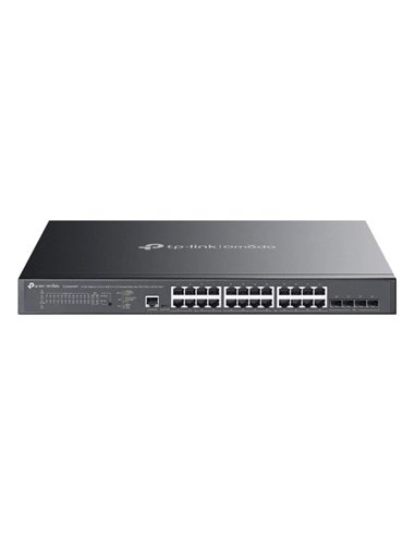 TP-Link Omada SG3428XMPP Switch 28 Puertos - Gestionado - 8xRJ45 PoE++ 1Gbps - 16xRJ45 PoE+ 1Gbps - 4xSFP 10Gbps - Supporte QOS 