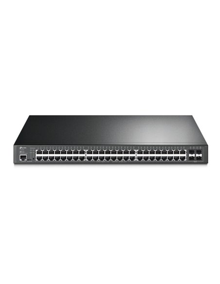 TP-Link Omada SG3452P Switch 52 Puertos - Gestionado - 48xRJ45 PoE+ 1Gbps - 4xSFP 1Gbps - Conmutacion Jusqu'à 104Gbps - Supporte