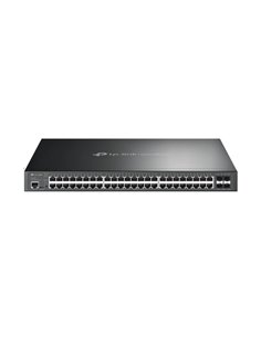 TP-Link Omada SG3452XP Switch 52 Puertos - Gestionado - 48xRJ45 PoE+ 1Gbps - 4xSFP+ 10Gbps - Supporte QOS - Conmutacion Jusqu'à 