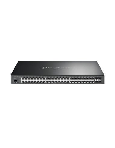 TP-Link Omada SG3452XP Switch 52 Puertos - Gestionado - 48xRJ45 PoE+ 1Gbps - 4xSFP+ 10Gbps - Supporte QOS - Conmutacion Jusqu'à 
