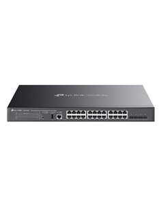 TP-Link Omada SG5428X Switch 28 Puertos - Capa 3 - 24xRJ45 1Gbps - 4xSFP+ 10Gbps - Funciones et Sécurité Avanzada - Conmutacion 
