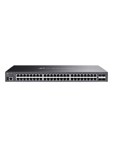 TP-Link Omada SG5452X Switch 52 Puertos - Gestionable - 48xRJ45 1Gbps - 4xSFP+ 10Gbps - Conmutacion Jusqu'à 176Gbps - Couleur No