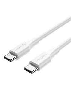 Vention Câble USB-C - Potencia Jusqu'à 60W - Longueur 1.5m - Carcasa de PVC - Vitesse Jusqu'à 480Mbps - Couleur Blanc