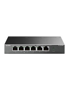 TP-Link TL-SF1006P Switch 6 Puertos RJ45 100Mbps - No Administrado - 4x PoE - Plug and Play - Autoaprendizaje MAC - Couleur Noir