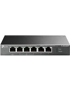 TP-Link TL-SG1006PP Switch 6 Puertos RJ45 1Gbps - No Administrado - 1x PoE++ - 3x PoE+ - Supporte QOS - Recuperacion Automatica 