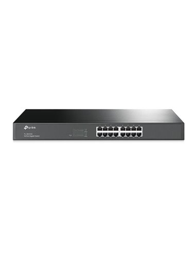 TP-Link TL-SG1016 Switch 16 Puertos - No Administrado - RJ45 1Gbps - Conmutacion Jusqu'à 32Gbps - Autoaprendizaje MAC - Couleur 