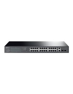 TP-Link TL-SG1428PE Switch 28 Puertos - Gestionado - 24xRJ45 PoE+ 1Gbps - 2xRJ45 1Gbps - 2xSFP 1Gbps - Supporte QOS - Recuperaci