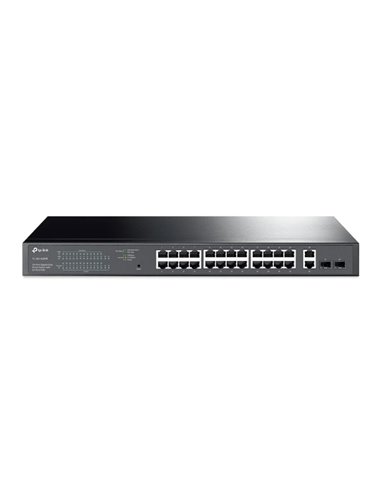 TP-Link TL-SG1428PE Switch 28 Puertos - Gestionado - 24xRJ45 PoE+ 1Gbps - 2xRJ45 1Gbps - 2xSFP 1Gbps - Supporte QOS - Recuperaci
