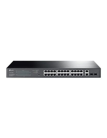 TP-Link TL-SG1428PE Switch 28 Puertos - Gestionado - 24xRJ45 PoE+ 1Gbps - 2xRJ45 1Gbps - 2xSFP 1Gbps - Supporte QOS - Recuperaci